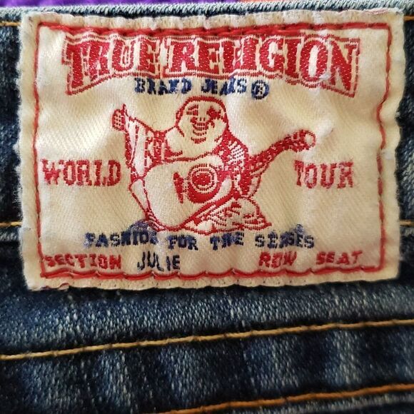 Very Nice True Religion Jeans Sz 28 ("Julie") Like New! - Picture 5 of 8